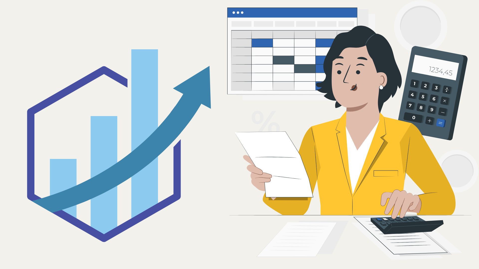 ERP dashboard overview